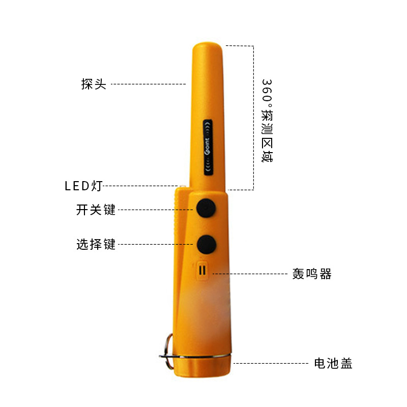 高效探寶利器 廠家直銷手持金屬探測(cè)器116900的全面解析